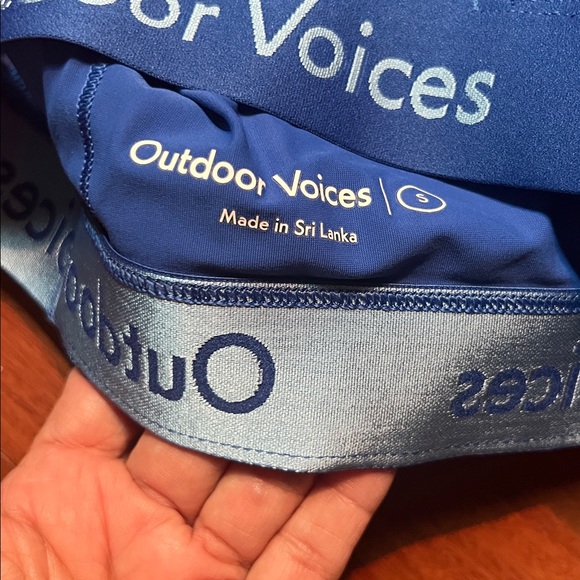 Outdoor Voices *Bundle Blue and Black Sports Bras Small - Picture 3 of 9